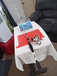 Spinning Fishing Rod Abu Garcia 6' Med 6-12LB And Reel Cardinal 102I. Fixed Price $56.00.