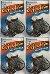 (4) 25-PACK Gamakatsu #208 Octopus Circle Hook- 100 Total Hooks 3/0 208413-25. Fixed Price $77.99.