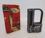 Fisherman's Scale Vintage Langley Corporation De-liar Model 228 Lbs. 42" Tape. Fixed Price $27.99.