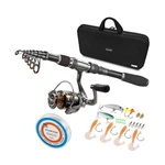 Plusinno Fishing Rod, Telescopic And Reel Combo, Co... Usa Fast Ship. Fixed Price $60.05.
