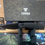 Trivisa Hornet-cg Folding Knife 14C28N Blade Black G10 Axis Lock Manual. Fixed Price $39.95.