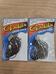 Pack Gamakatsu Offset Shank Worm Ewg Hooks Size 3/0 50 Total Count 58413-25. Fixed Price $29.99.