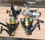 Fishing Spinning Lot 4 Reels Roddy Hunter Okuma Daiwa. Fixed Price $69.00.