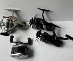 Vintage Daiwa Spinning Reel Lot 2500C 4300 + Baitcaster All Working. Fixed Price $34.99.