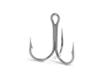 50 Pack-vmc #4 Short-shank 1X Strong Treble Hooks-nickel-size 9651NI- Bulk. Fixed Price $16.95.