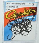 Gamakatsu Walleye Pickerel Wide Gap Hook Size Value Pack 202409-25. Fixed Price $13.95.