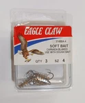 Eagle Claw 374SBA-4 Soft Bait Hook Size Qty Dough Fishing Brand New. Fixed Price $6.99.