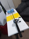 Baicasting Fishing Rod Daiwa J Piter 6' Med 8-17LB And Reel Quantum Tournament. Fixed Price $69.00.