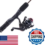 Ugly Stik GX2 Ice Spinning Reel & 36" Fishing Rod Combo, 1-PIECE Graphite. Fixed Price $64.15.