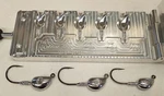 Mullet Jig Head Mold -spotted Seatrout, Flounder, Puppy Drum 1.50, 2, 2.5 Oz. Fixed Price $168.00.