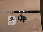 SWIFT-660 Zoom Cast Spinning Reel & Telescoping Rod Fishing Pole New. Fixed Price $18.50.