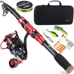 Sougayilang Fishing Rod And Reel Combo Set With Telescopic Pole Fishi.... Fixed Price $83.82.