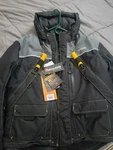 Frabill I3 Jacket Rain & Ice Fishing, Black, Size Med Coat Parka. Fixed Price $149.99.
