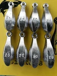 20OZ Lead Fishing Bank Sinkers 8 Count (10LBS). Fixed Price $35.95.