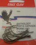 Eagle Claw 186A #1 10CT Bronze Baitholder Hooks. Fixed Price $6.30.