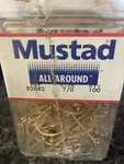 100 Mustad 92642 -70 Bronze Beak Bait Hooks Size 7/0 Special Slice Shaft. Fixed Price $22.99.