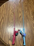 Lot Of 2 Shakespeare 30 Kids Fishing Rod Pole Reel Frozen & Barbie Working. Fixed Price $15.00.