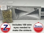 3370 New Do-it Pyramid Sinker Mold W/ #2 Wire Eyes 8 & 10 Oz Sizes 39. Fixed Price $58.62.