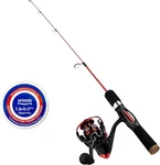 27" Ice Fishing Rod & Reel Combo Medium Light Spinning Pole Kit With Tackle Box. Fixed Price $71.99.