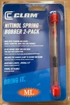Clam Nitinol Spring Bobber 2-PACK #110400. Fixed Price $8.04.