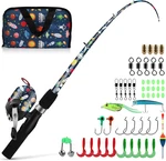 Kids Fishing Set, Portable Telescopic With Carry Bag For. Fixed Price $54.99.
