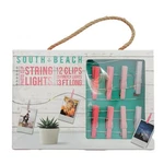 South Beach Photo Pink String Lights 12 Clips 25 Firefly 13 Ft Long. Fixed Price $7.00.