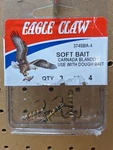 Eagle Claw 374SBA-4 Soft Bait Hook Size Qty Dough Fishing Brand New. Fixed Price $7.00.
