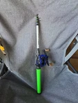 Zebco Roam Telescopic Fishing Rod And Bass Caster. Fixed Price $25.00.