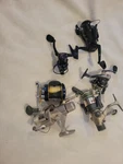 Assorted Fishing Reels. Abu Garcia Specialist, 6600C4, Quantum HT4.... Fixed Price $119.00.