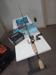 Baitcasting Fishing Rod Zebco 33 Gold 5' Ul 2-8LB And Reel Lixada. Fixed Price $52.00.