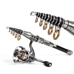 Fishing Rod Spinning Telescopic Pole Lure. Fixed Price $26.00.