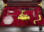 Ht Enterprises Micro Gold Tundra Reel TN-500GC Cased Set Graphite/aluminum/zinc. Fixed Price $45.00.