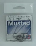 Mustad 39944BN-1/0 Black Nickel Classic Circle Hook 8CT Ringed Eye. Fixed Price $6.81.
