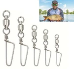 50PCS Ball Bearing Swivel With Coast Lock Snap Fishing Tackle Connectors. Fixed Price $36.80.