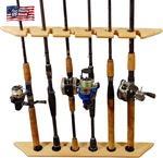 Old Cedar Outfitters Solid Pine Fishing Rod Rack For Wall And Ceiling Storage (v. Fixed Price $21.03.