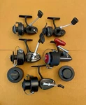 Lot Of 5 Vintage Garcia Mitchell Berkley Dam Quick Spinning Fishing Reels. Fixed Price $44.99.