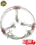 Saltwater Fishing Low Rig Leaders Swivel Snap Surf Pier Tackle 10PCS.. Fixed Price $13.40.
