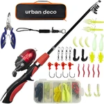 Kids Fishing Pole Set Portable Telescopic Rod And Reel Combo Kit Wi. Fixed Price $46.99.