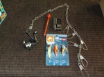 Daiwa D-SPIN500-B Spinning Reel, Zebco Deliar, Chainstringer, Lures And Tool.. Fixed Price $19.99.