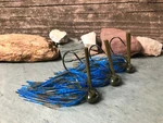3 Stand Up Football Jigs Bass Green Pumpkin & Black Blue More Variety. Fixed Price $11.95.