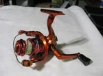 South Bend Worm Gear Spinning Reel Wg-spn/ast/a, R/l, 120YDS/8LB, Bb, 5.2:1-VGUC. Fixed Price $5.09.