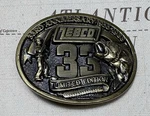 Zebco Belt Buckle 33RD Anniversary Limited Edition 1988 Made Usa Fishing Ree. Fixed Price $27.00.