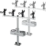 2 Spider Rig Rod Holders For Boat,aluminum Adjustable Crappie Fishing Pole Mount. Fixed Price $139.99.