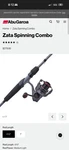 Abu Garcia Spinning 6'10" Medium Light 1-PIECE ZATA2SP2500/610ML. Fixed Price $220.00.
