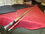 Vintage Shakespeare Wonderod Spiral Glass Howald Process 2PC Fly 8'. Fixed Price $42.65.
