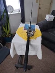 Trolling Fishing Rod Tidewater 7' Mh 20-40LB And Reel 309 Level Wind. Fixed Price $154.00.