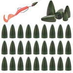 Bullet Weights 30PCS, Carolina Rig Sinkers, Bass Trout Fishing, Green. Fixed Price $17.98.