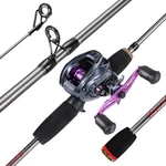 Sougayilang 1.7M Fishing Rod Carbon Fiber And Baitcasting Reel Combo. Fixed Price $63.01.