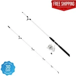 Ozark Trail 8' Medium Action Spinning Rod & Reel Fishing Combo. Fixed Price $32.98.
