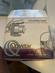 Vintage Zebco Quantum Hypercast HC2 Light Spinning Reel Nib. Fixed Price $40.00.